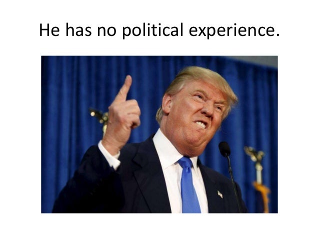 Image result for Political Experience of trump
