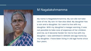 Donate for old age home | E Venkatalakshmamma | M Nagalakshmamma | Ella Nagamma | Lakshmi Narasamma