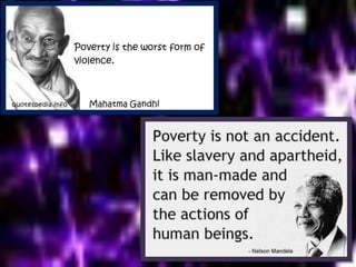 Donations and organizations- Eradicating Poverty