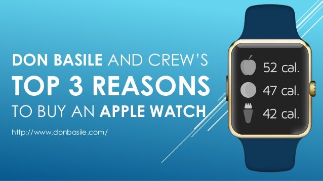 reasons to buy apple watch 3