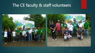 The CE faculty & staff volunteers
 