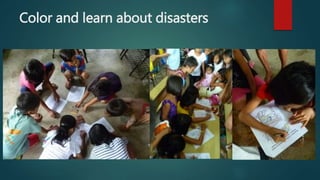 Color and learn about disasters
 