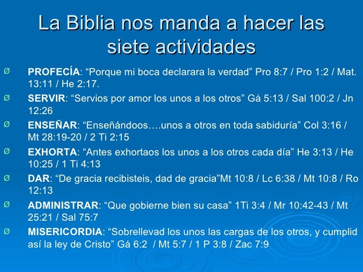 Dones y Ministerios