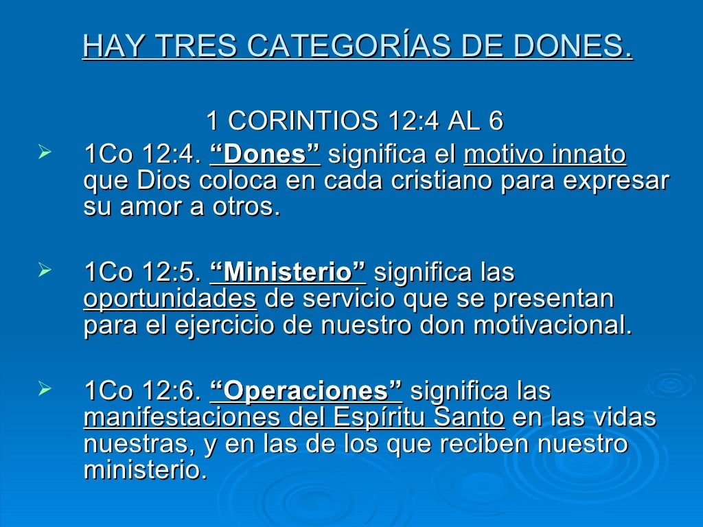 Dones y Ministerios