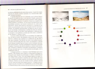 66 SINTAXE DA LINGUAGEM VISUAL
as misturas adicionais de pelo menos doze matizes. A partir do simples
diagrama do círculo cromático (prancha 3.2), é possível obter múlti-
plas variações de matizes.
A segunda dimensão da cor é a saturação, que é a pureza relativa
de uma cor, do matiz ao cinza. A cor saturada é simples, quase primi-
tiva, e foi sempre a preferida pelos artistas populares e pelas crianças.
Não apresenta complicações, e é explícita e inequívoca; compõe-se dos
matizes primários e secundários. As cores menos saturadas levam a uma
neutralidade cromática, e até mesmo à ausência de cor, sendo sutis e
repousantes. Quanto mais intensa ou saturada for a coloração de um
objeto ou acontecimento visual, mais carregado estará de expressão e
emoção. Os resultados informacionais, na opção por uma cor satura-
da ou neutralizada, fundamentam a escolha em termos de intenção.
Em termos, porém, de um efeito visual significativo, a diferença entre
a saturação e a sua ausência é a mesma que existe entre o consultório
de um dentista e o Electric Circus.
A terceira e última dimensão da cor é acromática. É o brilho rela-
tivo, do claro ao escuro, das gradações tonais ou de valor. É preciso
observar e enfatizar que a presença ou a ausência de cor não afeta o
tom, que é constante. Um televisor em cores é um excelente mecanis-
mo para a demonstração desse fato visual. Ao acionarmos o controle
da cor até que a emissão fique em branco e preto e tenhamos uma ima-
gem monocromática, estaremos gradualmente removendo a saturação
cromática. O processo não afeta em absoluto os valores tonais da ima-
gem. Aumentar ou diminuir a saturação vem demonstrar a constância
do tom, provando que a cor e o tom coexistem na percepção, sem se
modificarem entre si.
A imagem posterior é o fenômeno visual fisiológico que ocorre
quando o olho humano esteve fixado ou concentrado em alguma in-
formação visual. Quando essa informação, ou objeto, é substituída por
um campo branco e vazio, vê-se uma imagem negativa no espaço va-
zio. O efeito está associado às manchas que vemos depois que nosso
olho é atingido pelo clarão repentino de um flash, ou por luzes muito
brilhantes. Embora esse seja um exemplo extremo, qualquer material
ou tom visual provocará uma imagem posterior. A imagem posterior
negativa de uma cor produz a cor complementar, ou seu extremo opos-
to. Munsell baseou toda a estrutura de sua teoria da cor nesse fenôme-
,'"
ELEMENTOS BÁSICOS DA COMUNICAÇAOVISUAL 67
,.
,..~
~
'il~... /~, ~1 . .
-- j f . /. r~ . I>
. - * -'~ I 'L *- -
Prancha 3.1
AMARELO-ESVERDEADO 8
VERDE 8
VERDE.AZULADO 8
AZUL 8
AZUL.ARROXEADO 8
Prancha 3.2
AMARELO
( ~
8
ROXO
, ';~~
I
I
~ ~
.~... ~..."'-' -44J1'f.
.
, . .........-..
. '~'} .' ~~r-!'~
.
~ ." "tf . t. .
. "..'1" -'"
- -- JI....
8 AMARELO-ALARANJADO
8 LARANJA
8 LARANJA-A VERMELHADO .
8 VERMELHO
8 VERMELHO-ARROXEADO
 