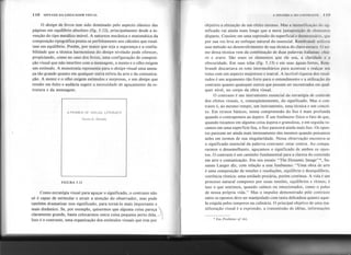 r
l
118 SINTAXE DA LINGUAGEM VISUAL A DlNAMICA UO CONTI(ASTI~ lI!)
o design de livros tem sido dominado pelo aspecto clássico das
páginas em equilíbrio absoluto (fig. 5.12), principalmente desde a in-
venção do tipo metálico móvel. A natureza mecânica e matemática da
composição tipográfica presta-se perfeitamente aos cálculos que resul-
tam em equilíbrio. Porém, por maior que seja a segurança e a confia-
bilidade que a técnica harmoniosa do design nivelado pode oferecer,
propiciando, como no caso dos livros, uma configuração de composi-
ção visual que não interfere com a mensagem, a mente e o olho exigem
um estímulo. A monotonia representa para o design visual uma amea-
ça tão grande quanto em qualquer outra esfera da arte e da comunica-
ção. A mente e o olho exigem estímulos e surpresas, e um design que
resulte em êxito e audácia sugere a necessidade de aguçamento da es-
trutura e da mensagem.
Donis A. Dondis
objetivo a obtenção de um efeito intenso. Mas a intensificação do sig-
nificado vai ainda mais longe que a mera justaposição de elementos
díspares. Consiste em uma supressão do superficial e desnecessário, que
por sua vez leva ao enfoque natural do essencial. Rembrandt utilizou
esse método no desenvolvimento de sua técnica do claro-escuro. O no-
me dessa técnica vem da combinação de duas palavras italianas: chia-
ra e scura. São esses os elementos que ele usa, a claridade e a
obscuridade. Em suas telas (fig. 5.13) e em suas águas-fortes, Rem-
brandt descartava os tons intermediários para acentuar e realçar seu
tema com um aspecto majestoso e teatral. A incrível riqueza dos resul-
tados é um argumento tão forte para o entendimento e a utilização do
contraste quanto quaisquer outros que possam ser encontrados em qual-
quer nível, no corpo da obra visual.
O contraste é um instrumento essencial da estratégia de controle
dos efeitos visuais, e, conseqüentemente, do significado. Mas o con-
traste é, ao mesmo tempo, um instrumento, uma, técnica e um concei-
to. Em termos básicos, nossa compreensão do liso é mais profunda
quando o contrapomos ao áspero. É um fenômeno físico o fato de que,
quando tocamos em alguma coisa áspera e granulosa, e em seguida to-
camos em uma superfície lisa, o liso parecerá ainda mais liso. Os opos-
tos parecem ser ainda mais intensamente eles mesmos quando pensamos
neles em termos de sua singularidade. Nessa observação encontra-se
o significado essencial da palavra contraste: estar contra. Ao compa-
rarmos o dessemelhante, aguçamos o significado de ambos os opos-
tos. O contraste é um caminho fundamental para a clareza do conteúdo
em arte e comunicação. Em seu ensaio "The Dynamic Image"*, Su-
sanne Langer diz, com relação a esse fenômeno: "Uma obra de arte
é uma composição de tensões e resoluções, equilíbrio e desequilíbrio,
coerência rítmica: uma unidade precária, porém contínua. A vida é um
processo natural composto por essas tensões, equilíbrios e ritmos; é
isso o que sentimos, quando calmos ou emocionados, como o pulso
de nossa própria vida." Mas o impulso demonstrado pelo contraste
entre os opostos deve ser manipulado com tanta delicadeza quanto aque-
la exigida pelos temperos na culinária. O principal objetivo de uma ma-
nifestação visual é a expressão, a transmissão de idéias, informações
A PRIMER OF VISUAL LlTERACY
FIGURA 5.12
Como estratégia visual para aguçar o significado, o contraste não
só é capaz de estimular e atrair a atenção do observador, mas I?ode
também dramatizar esse significado, para torná-Io mais importante e
mais dinâmico. Se, por exemplo, quisermosque alguma coisa pareça 
claramente grande, basta colocarmos outra coisa pequena perto dela. ..J~
Isso é o contraste, uma organização dos estímulos visuais que tem por * Em Problems of Arf.
" ,
 