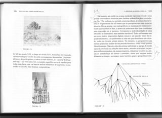 164 SINTAXE DA LINGUAGEM VISUAL A SíNTESE DO ESTII.O VISUAL W5
10XII ao século XIII, e chega ao século XIV, numa fase de transição
caracterizada por versões do estilo extremamente decorativas. Um exem-
plo puro do estilo gótico, e talvez o mais famoso, é a catedral de Char-
tres (fig. 7.2). Mais uma vez, o exemplo específico serve de espelho para
toda uma classe, que vai buscar muitos elementos de sua forma e con-
teúdo na escolha das técnicas compositivas.
I
'.
1

Dar nome a um estilo ou a uma escola de expressão visual é uma
grande conveniência histórica para facilitar a identificação e a refcrên-
---~g. 7.3), embora, no período contemporâneo, a nomenclatura te-
nha se fragmentado de tal forma que se precipitou em uma situação
absurda. Do op ao pop e ao top(ográfico), as mudanças de nomes acon-
tecem quase todos os dias, a ponto de podermos dizer que constituem
uma expressão em si mesmos. Certamente a individualidade de uma.
obra não só é desejável, mas também inevitável. Todo ser humano tem'
um rosto único, impressões digitais únicas e um padrão único de es-
quadrinhamento, e se pedíssemos a cada um que desenhasse um círcu-
lo, todos os círculos seriam únicos. No entanto, o agrupamento ~e1!!.
estilos aparece na análise de um período histórico, tanto visual quanto ---
filosoficamente. Não só a obra de artistas individuais se agrupa de modo I ~
natural com base nas relações entre meios, métodos e técnicas; os gru- '"
pos estilísticos podem, da mesma maneira, relacionar-se entre si, gra-
ças às semelhanças de forma e conteúdo, ainda que estejam muito
distantes no tempo e no espaço, tanto histórica quanto geograficamente.
FIGURA 7.1
CATEGORIA ESTILÍSTlCA GERAL
CLASSE OU ESCOLA
FIGURA 7.2 FIGURA 7.3
- ----
.1, ."~.",,..t.».
 