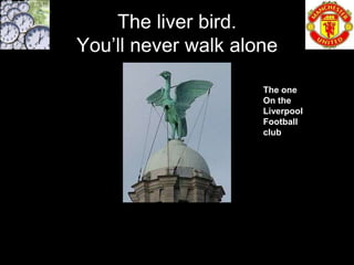 The liver bird.
You’ll never walk alone

                     The one
                     On the
                     Liverpool
                     Football
                     club
 
