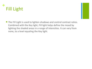 Three Point Lighting | PPT