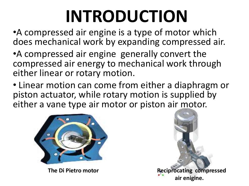 compressed air vehicle