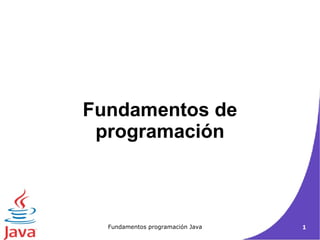 Fundamentos de programación 