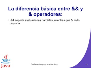 La diferencia básica entre && y & operadores: && soporta evaluaciones parciales, mientras que & no lo soporta.  