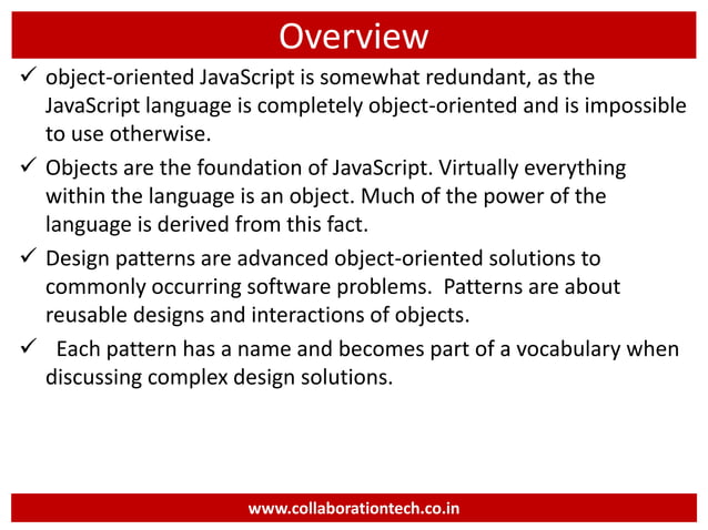 Introduction to Advanced Javascript | PPT