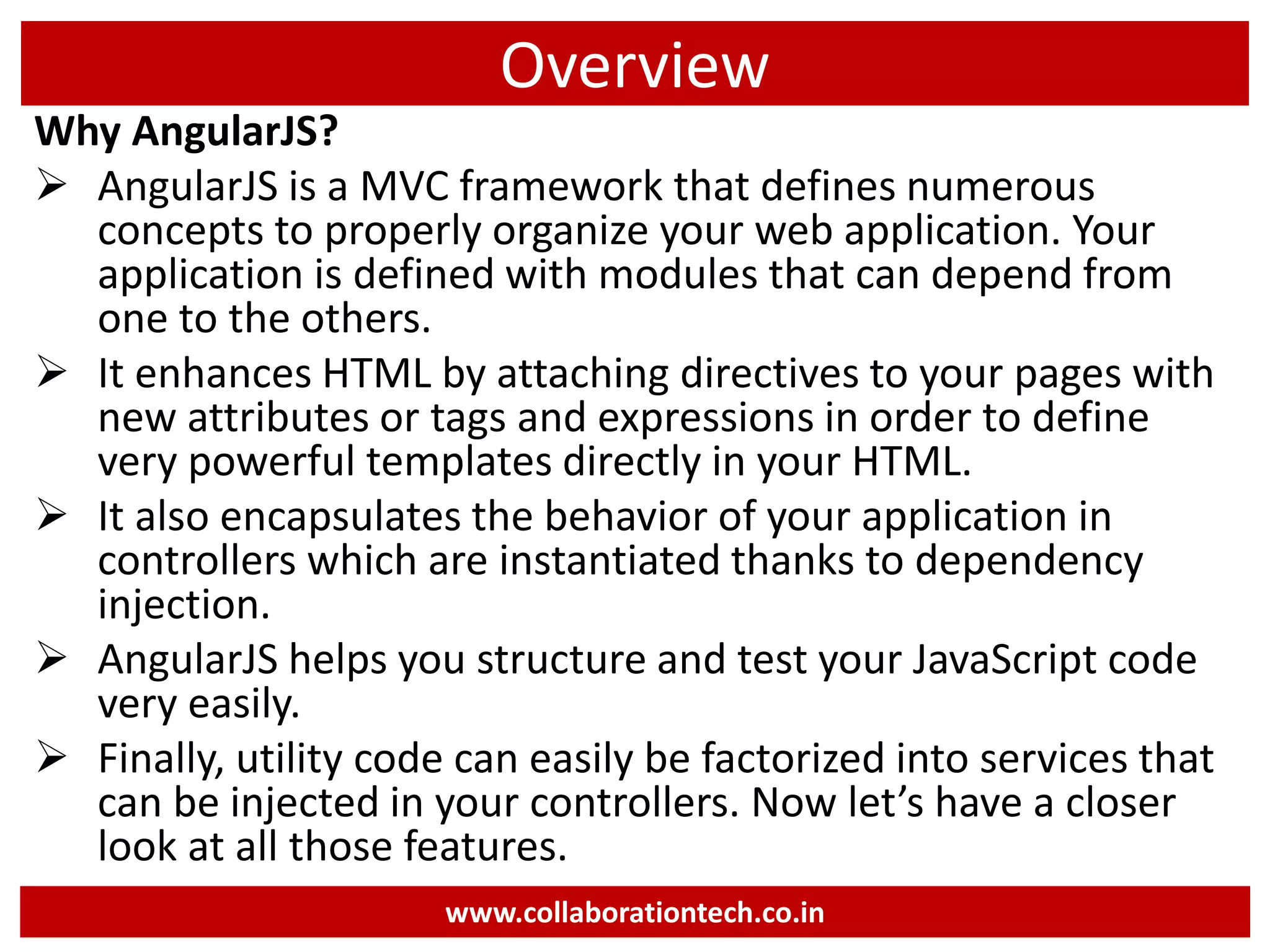 Introduction to AngularJS | PPTX