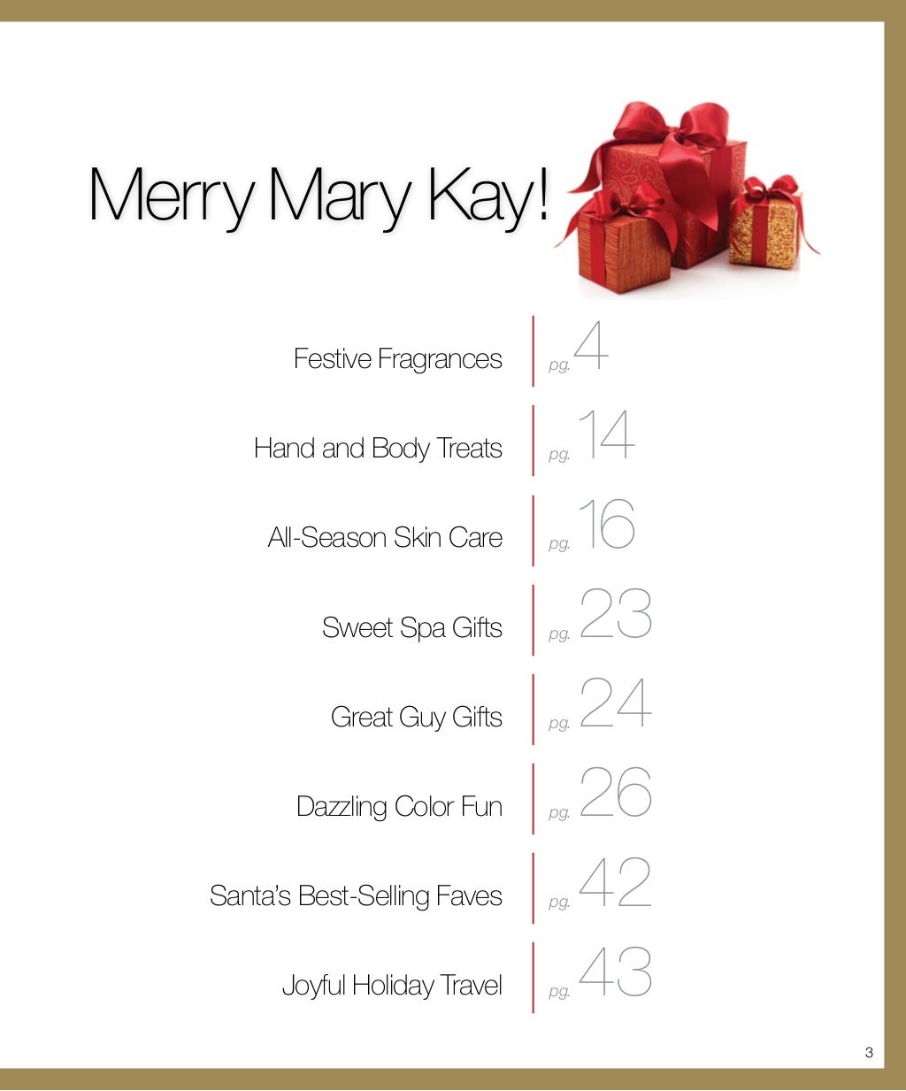 Mary Kay 2012 Holiday Gift Guide