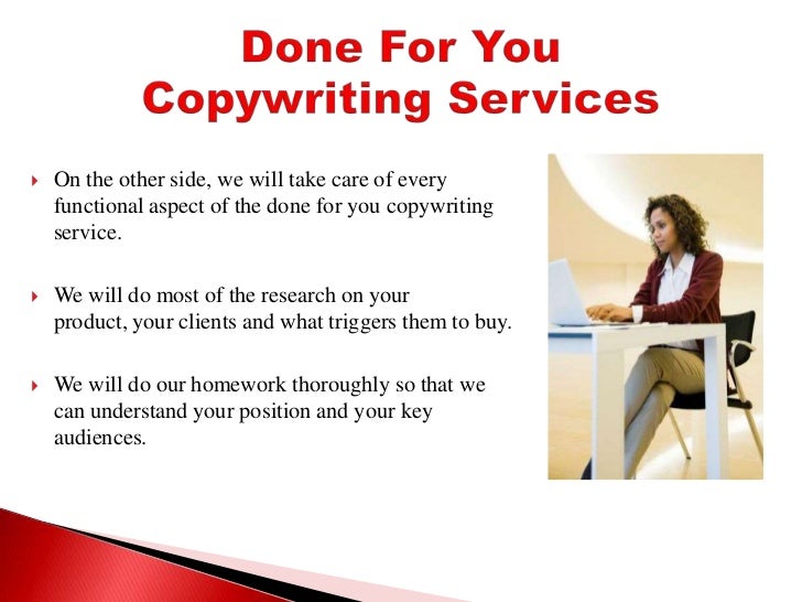Copywriting services