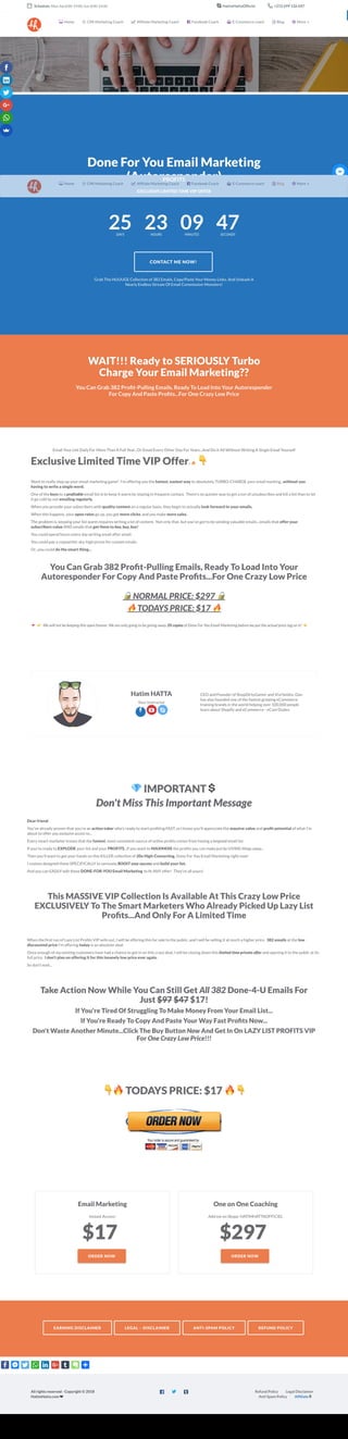 Done for you email templates marketing