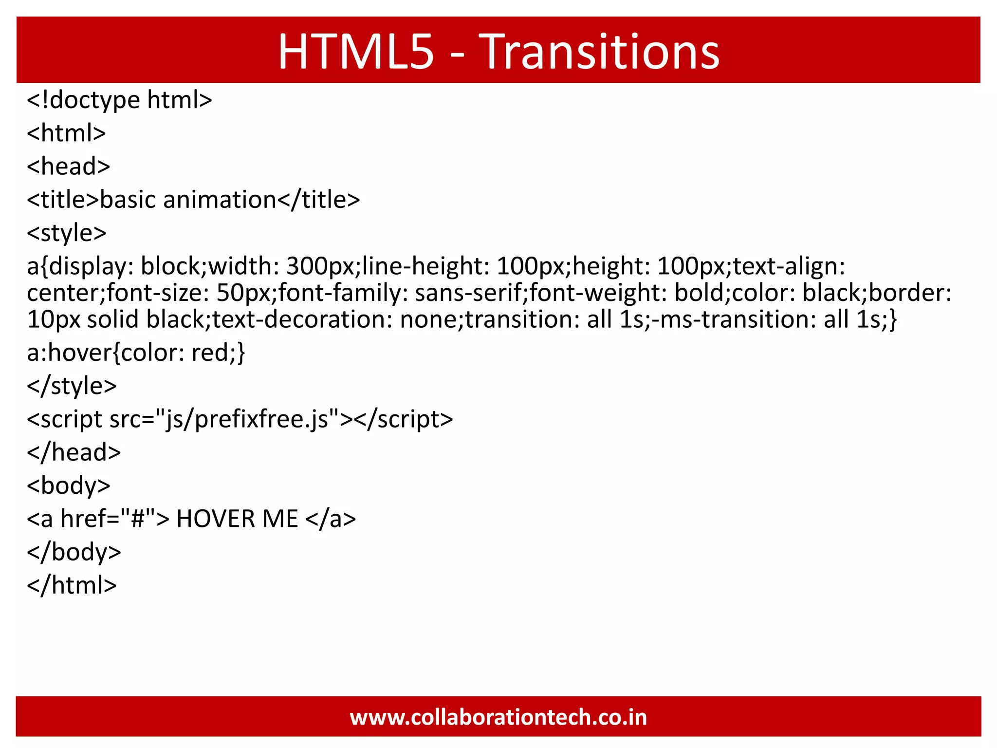 Introduction to HTML5 | PPT