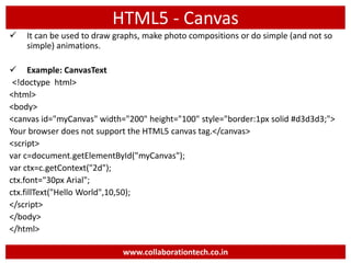 Introduction to HTML5 | PPT