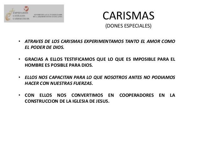 Frutos Dones Y Carismas Del Espiritu Santo Pdf