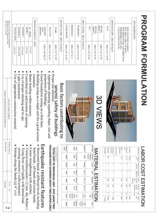 Low Cost Housing - Presentation Sheet