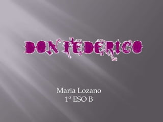 Maria Lozano 1º ESO B 
