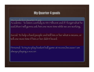 Student Led Conference - Dong Jins