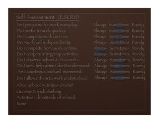 Student Led Conference - Dong Jins