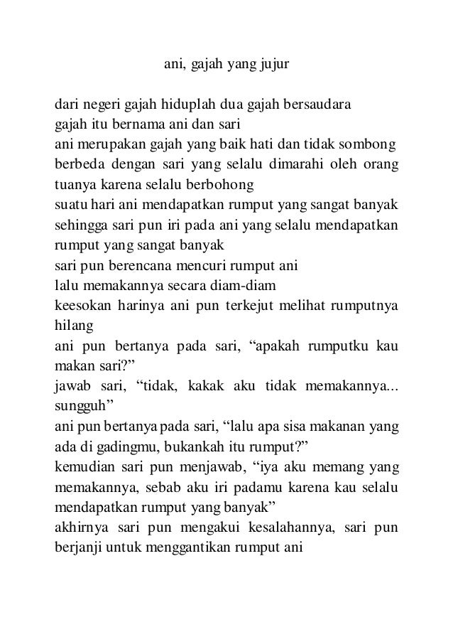 Cerita Bahasa Indonesia Dongeng bahasa indonesia materi Cerita Bahasa Indonesia Dongeng bahasa indonesia materi