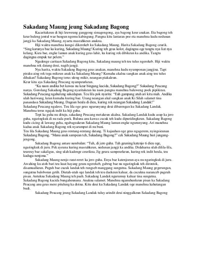 Dongeng bahasa sunda1