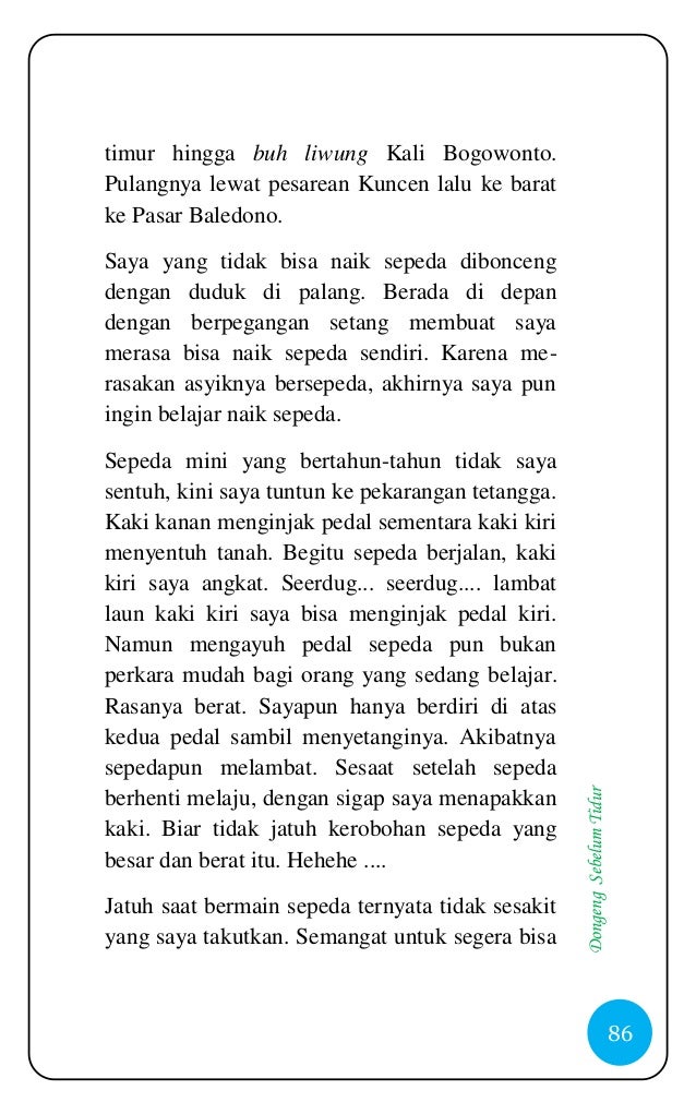 Dongeng sebelum tidur oleh Tami Prastowo