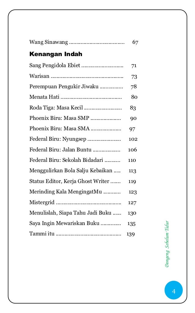 Dongeng Sebelum Tidur