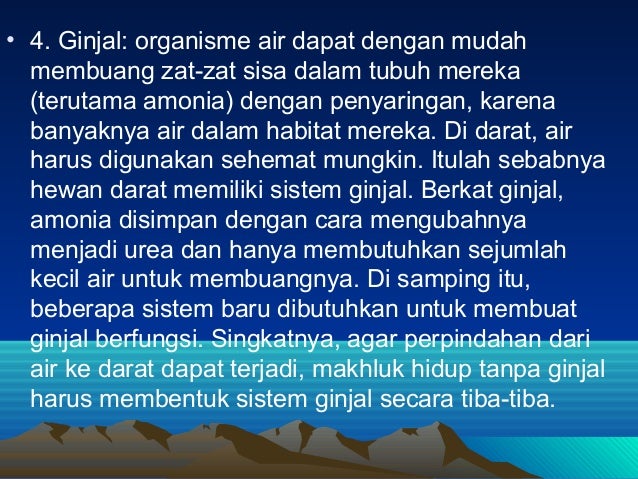 Dongeng Transisi Hewan Dari Air Ke Darat