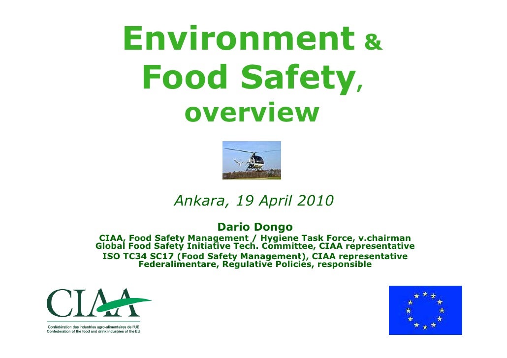 Environment & Food Safety