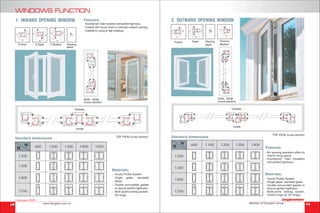 Window Frame Catalogue.pdf Catalog PVC windows & Doors | PDF