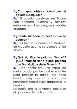 Don Quijote de la Mancha en Medellin