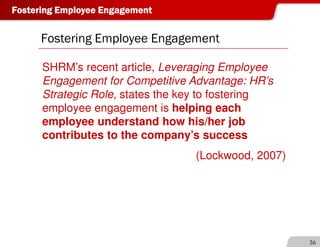 Donna Dickson on Employee Engagement