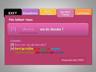 . 
Pengunaan kata “DAN” 
 