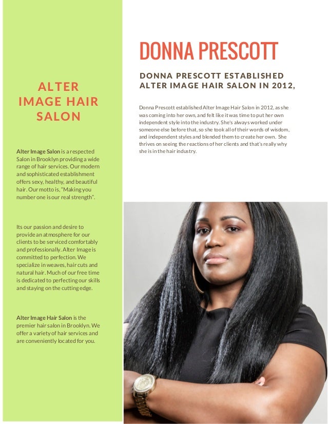 Donna Prescott Established Alter Image Hair Salon In 2012