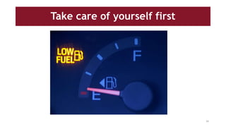 Take care of yourself first
34
 