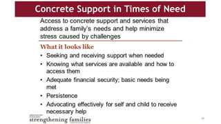 Concrete Support in Times of Need
2) Create an empowering
point of view- aim for
“optimistic realism”
4) Reconnect to your
sense of purpose.
48
 