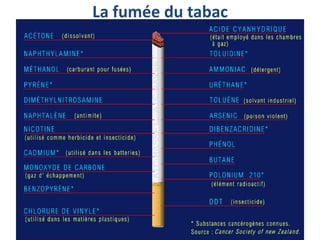 La fumée du tabac

 