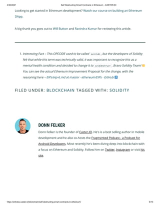 Donn felker etehreum | PDF