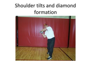 Shoulder tilts and diamond
formation
 