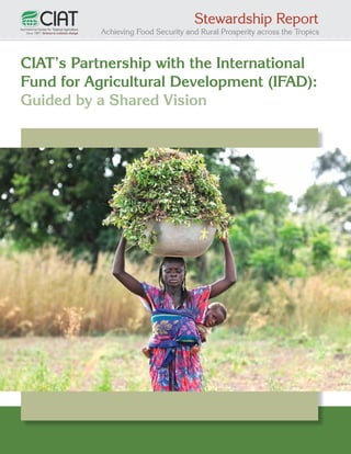 Stewardship Report

Achieving Food Security and Rural Prosperity across the Tropics

CIAT’s Partnership with the International
Fund for Agricultural Development (IFAD):
Guided by a Shared Vision

1

 