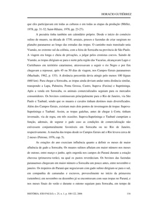 Donos De Terras E Escravos No Paraná