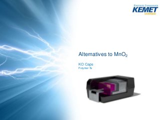 KO Caps
Polymer-Ta
Alternatives to MnO2
 