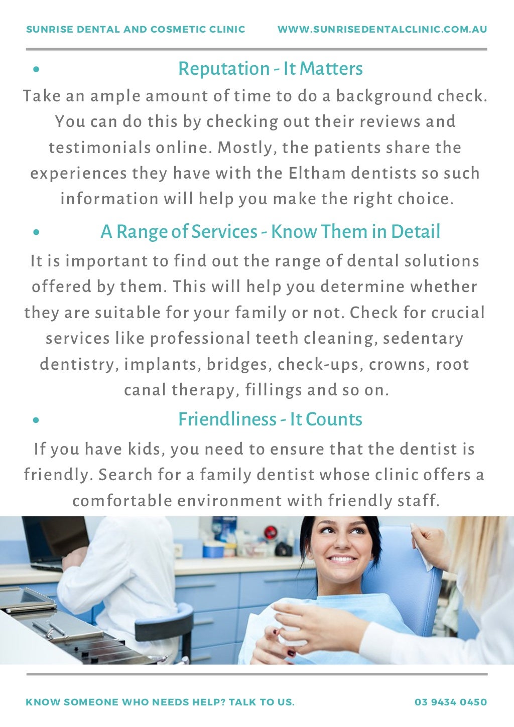 Do Not Miss These Tips before Choosing Your Eltham Dentist