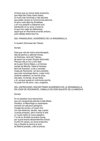 Don quijote de la Mancha