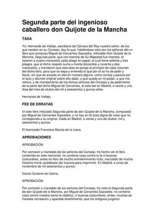 Don quijote de la Mancha